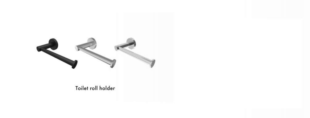 Toilet Paper Roll Holder.Stainless Steel, Choose finish, Comes with screws etc