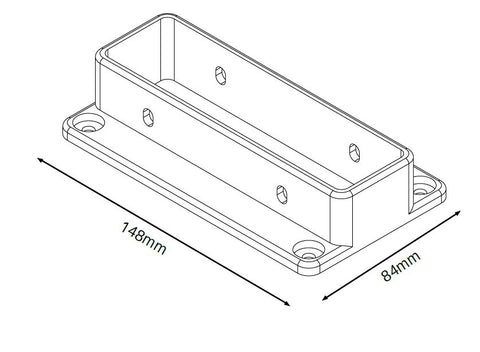 Wall/post brackets for 3 Rail Hampton Fencing