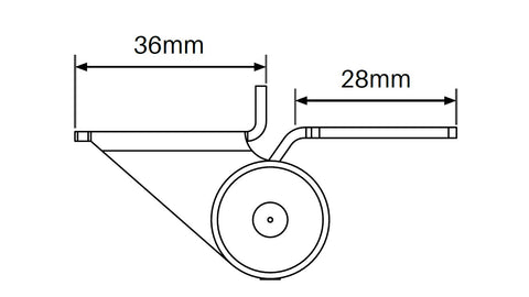 Master Range Face mount hinge set - Pair of 2 SS316, Self closing Pool gate hinge