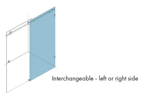 STAL MODULAR GLASS PANELS - FIXED PANELS, Frameless sliding shower screen fixed panel