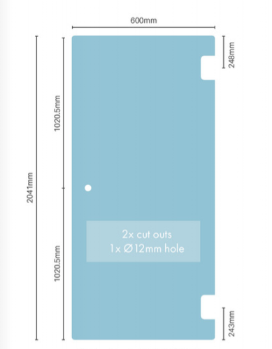 10mm Frameless Glass Shower Door