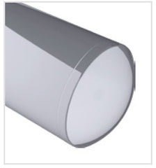 MOD50 domed end cap SS316