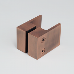 SQUARE SHOWER KNOB HANDLE ANTIQUE BRONZE