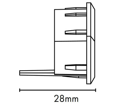 Oval End Cap - Suits Oval Handrail