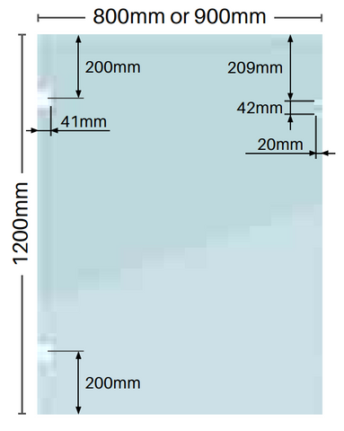 Polaris Glass Pool Fence Gate, 12mm glass pool fence gate