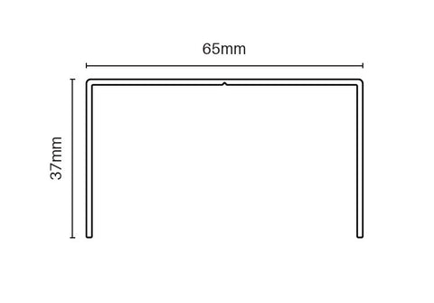 U channel 65mm x 37mm 5800MM LONG