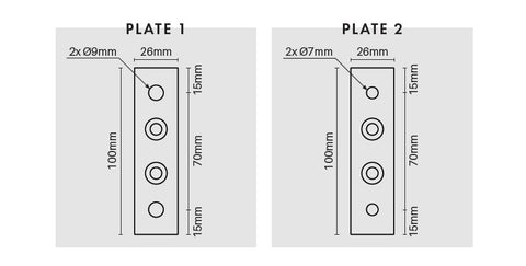 200mm mounting arm