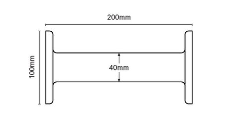 200mm mounting arm