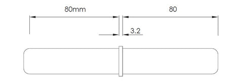 NANORAIL® 25X21MM JOINER 316 STAINLESS STEEL