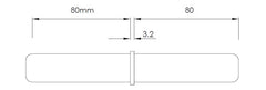 NANORAIL 25X21MM JOINER 316 STAINLESS STEEL