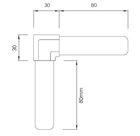 NANORAIL® 25X21MM, 90ºDEGREE JOINER 316 STAINLESS STEEL