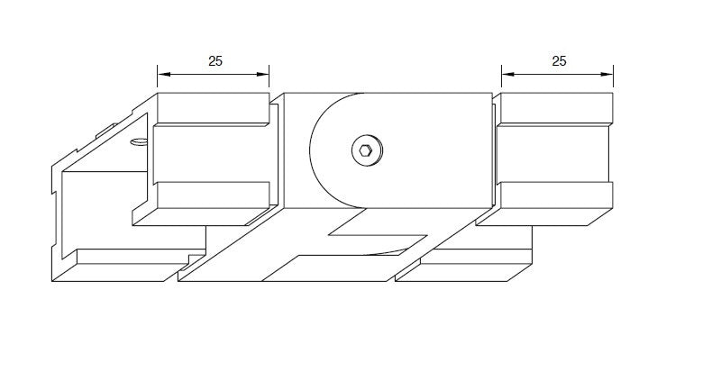 40x30mm GRIPRAIL and SWIWEL VERTICAL JOINER