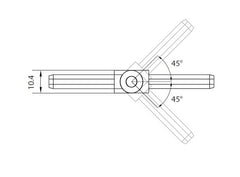 SOLO 50x10mm, VERTICAL JOINER