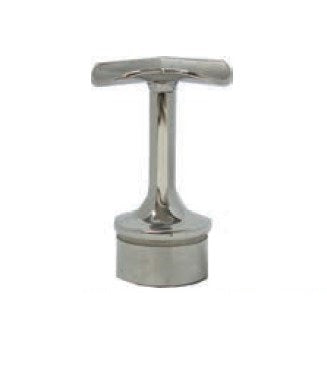 MOD 50 - ROUND 316 STAINLESS STEEL RAIL SUPPORT FIXED CURVED 135 Degrees SADDLE