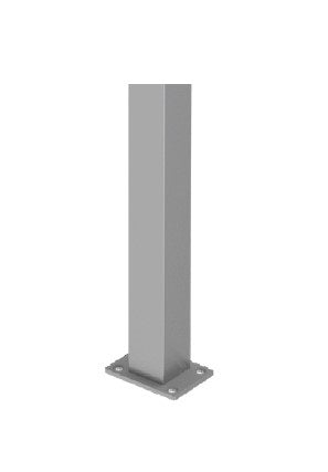 Stainless Steel 50 x 50mm heavy duty pool fence posts - square SS316 - 2mm wall thickness - Various lengths