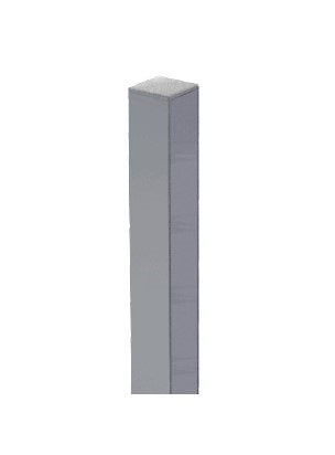 Stainless Steel 50 x 50mm heavy duty pool fence posts - square SS316 - 2mm wall thickness - Various lengths