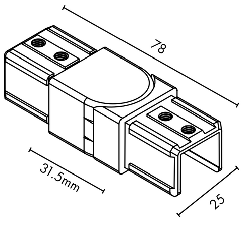 NANORAIL® SWIVEL HORIZONTAL JOINER