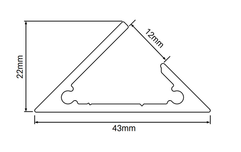 135 Degree Adapter - 6000MM LONG