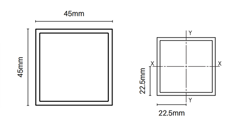 Batten Rail - 45mm x 45mm - 6100mm Long