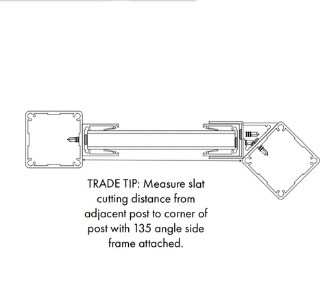 135 Degree Adapter - 6000MM LONG