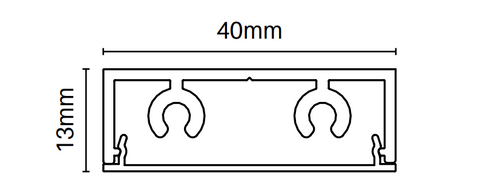 Centre Support Rail - Extrusion - 5800MM LONG