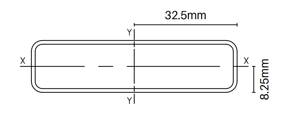 65mm x 16.5mm aluminium slat - 6500mm Long, 96 x slat bundle