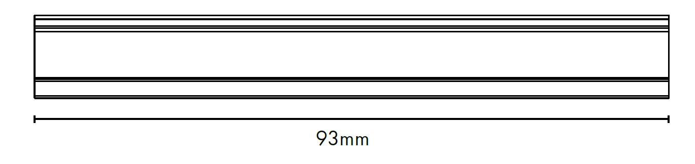 93mm Wide Top Spacer - For 16.5x16.5mm Picket Balustrade - Pack of 20