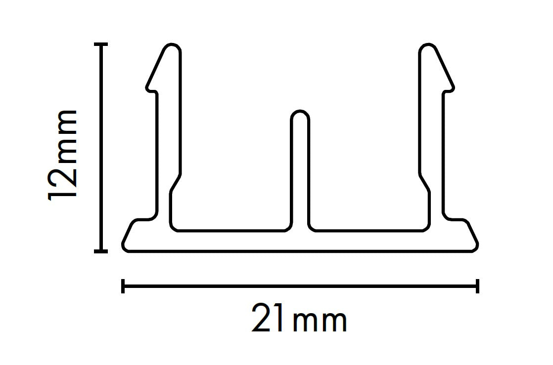 93mm Wide Top Spacer - For 16.5x16.5mm Picket Balustrade - Pack of 20
