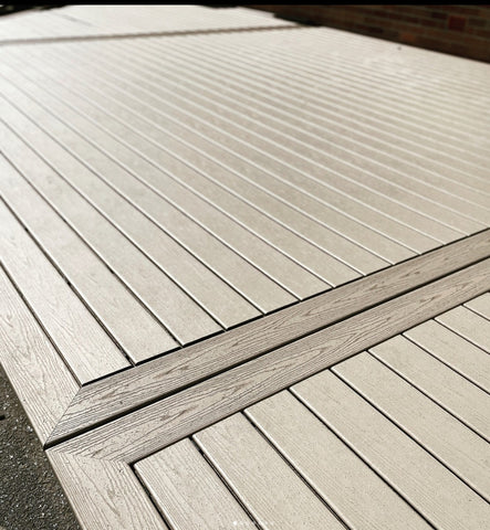 Trex™ Groove Board, Composite deck board, 95% recycled.  25 year warranty