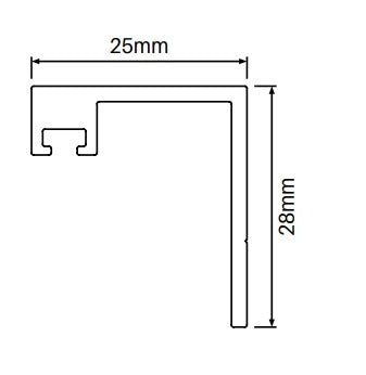 Aluminium Gate stop 4200MM LONG