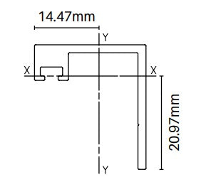 Aluminium Gate stop 4200MM LONG