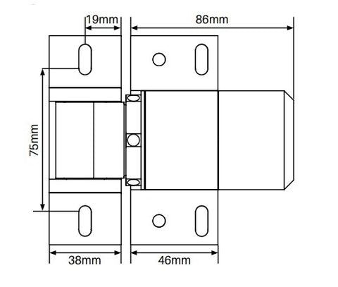 Sureclose – Readyfit hinge HYDRAULIC HINGE CLOSER 2 ALIGNMENT LEGS  D&D Code: 74108313