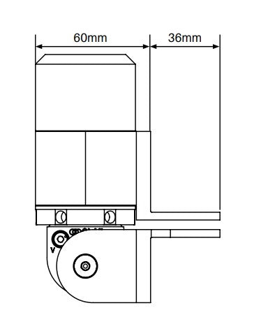 Sureclose – Readyfit hinge HYDRAULIC HINGE CLOSER 2 ALIGNMENT LEGS  D&D Code: 74108313