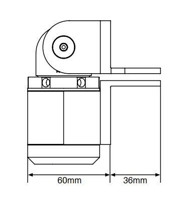 Sureclose – Readyfit hinge NON SELF CLOSING CLOSER 2 ALIGNMENT LEGS  D&D Code: 74001313