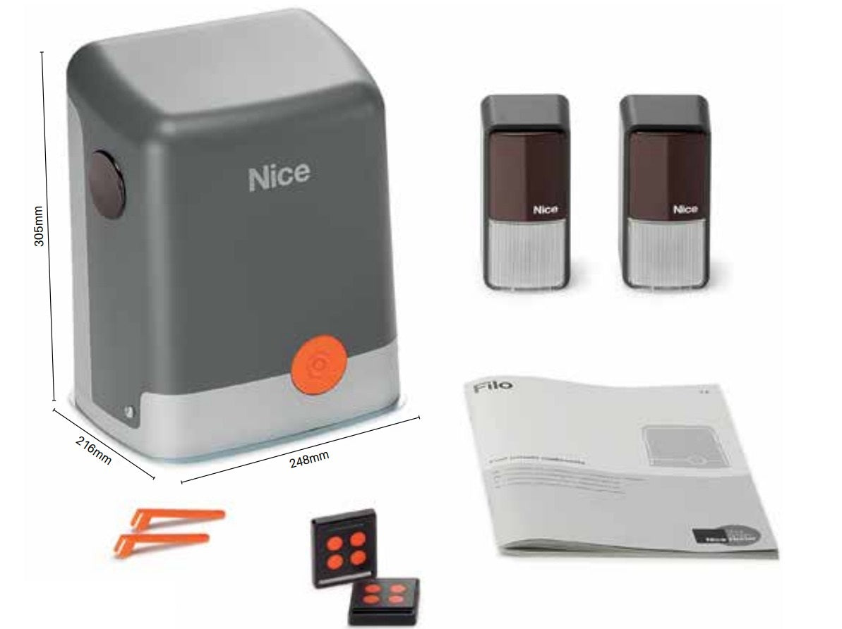 Sliding gate motor, Filo 400 Pro Kit