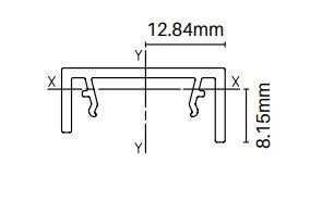 Alumawood Timber Look Concealed fixing cover 5800MM LONG