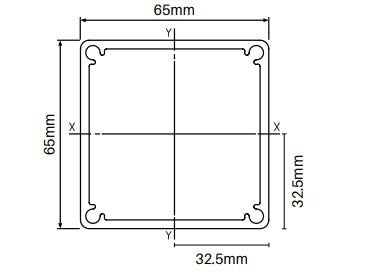 Alumawood Timber Look 65x65mm Heavy Duty Post 2400MM or 5800MM LONG