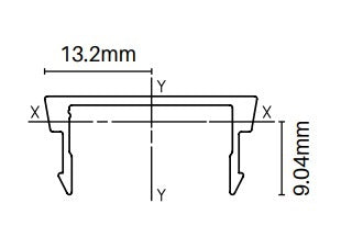 Alumawood Snap-in gate insert 4200MM LONG