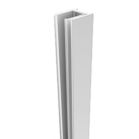 Frameless Shower Screen Fixed Panel 10mm, Walk In. With wall Channel, Choose size - 1022mm - 1397mm