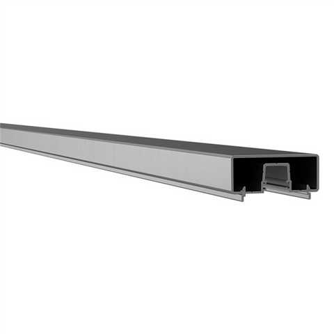 5800mm - Aluminium Rectangular Handrail with Channel Insert