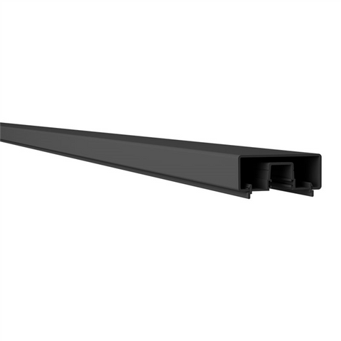 5800mm - Aluminium Rectangular Handrail with Channel Insert