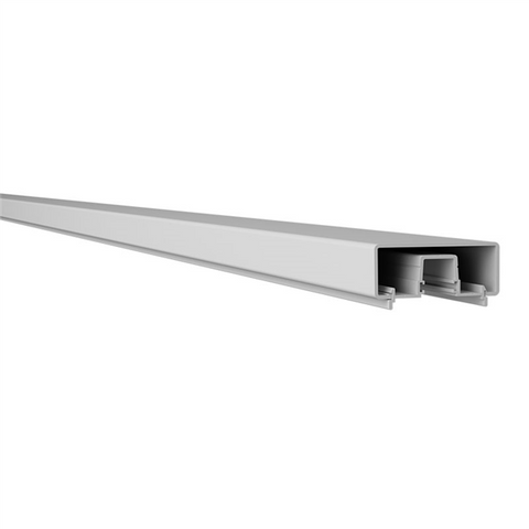 5800mm - Aluminium Rectangular Handrail with Channel Insert