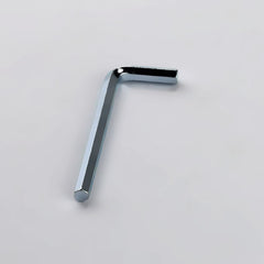 FORGE SHOWER HINGE GLASS TO GLASS 180 Degrees 10mm glass - Brushed Nickel