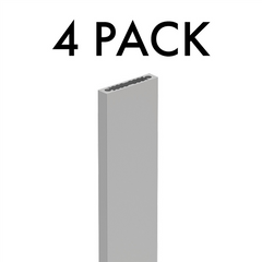 VISOR Balustrade, Aluminium 50x10mm Baluster - Pack of 4 - 1200mm High