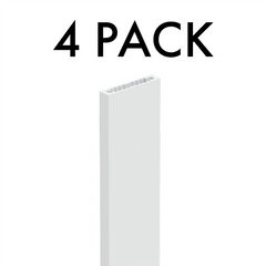 VISOR Balustrade, Aluminium 50x10mm Baluster - Pack of 4 - 1200mm High