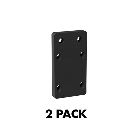 Mounting Plate for Bottom Rail *Raked* - Pack of 2 - 45mm x 85mm x 9mm