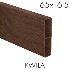 Alumawood Timber Look, Aluminium slat, 65mm x 16.5mm slat with centre web 5800MM LONG