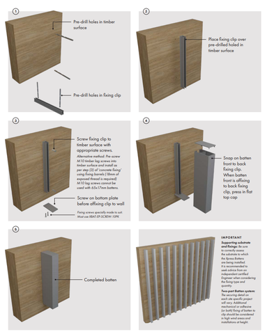 Aluminium BATTEN EXTRUSIONS - Battens, Choose of sizes and colours.