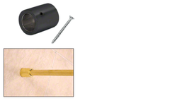 Vertical Shower Screen Support arm, Ceiling support, Nickel, Black, Chrome