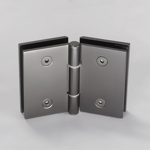 FORGE SHOWER HINGE GLASS TO GLASS BIFOLD  10mm glass - Gunmetal Grey